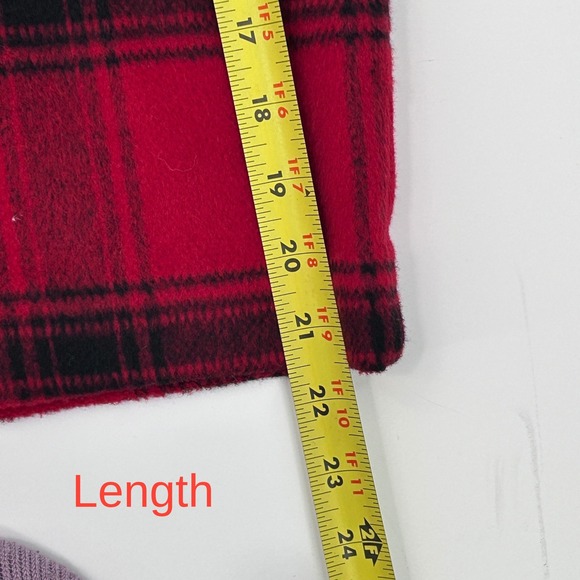 Talbots Red Plaid Pencil Skirt Size 12 Wool Blend Preppy Tartan Winter - Picture 8 of 9